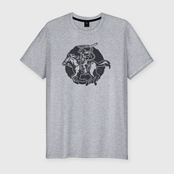 Футболка slim-fit Cowboy, цвет: меланж