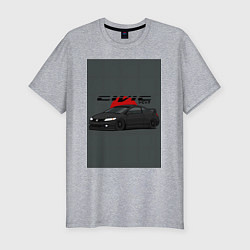 Футболка slim-fit Honda Civic, цвет: меланж