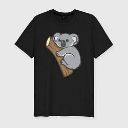 Футболка slim-fit Koala, цвет: черный