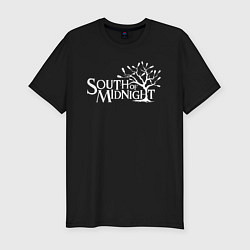 Футболка slim-fit South of midnight logo, цвет: черный