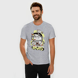 Футболка slim-fit Короли граффити, цвет: меланж — фото 2