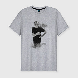 Футболка slim-fit Depeche mode - dave gahan stand, цвет: меланж