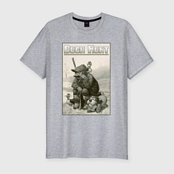 Футболка slim-fit Duck hunt - hunter, цвет: меланж