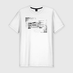 Футболка slim-fit Report-4 SCP, цвет: белый