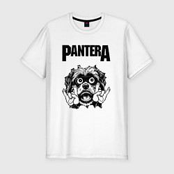 Футболка slim-fit Pantera - rock dog, цвет: белый