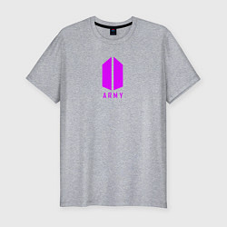 Футболка slim-fit BTS - Army, цвет: меланж