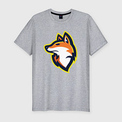 Футболка slim-fit Fox team, цвет: меланж