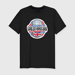 Футболка slim-fit Great Britain, цвет: черный