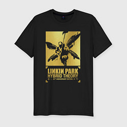 Футболка slim-fit Linkin Park rock band, цвет: черный