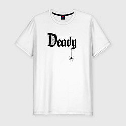 Футболка slim-fit Deady - папа на хэллоуин, цвет: белый