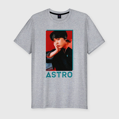 Мужская slim-футболка Astro Юн Сан Ха / Меланж – фото 1