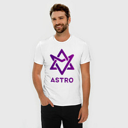 Футболка slim-fit Звезда Astro, цвет: белый — фото 2