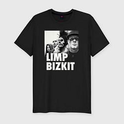 Футболка slim-fit Limp Bizkit rap rock, цвет: черный