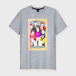 Футболка slim-fit Exo мы одно целое, цвет: меланж