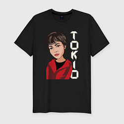 Футболка slim-fit Tokio - money heist, цвет: черный