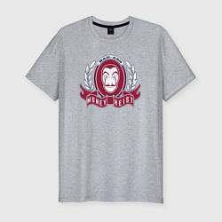 Футболка slim-fit Money heist bad ass, цвет: меланж