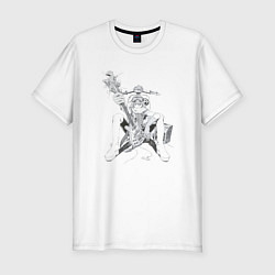 Футболка slim-fit Харухара харука FLCL, цвет: белый