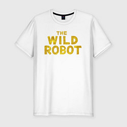 Футболка slim-fit The wild robot logo, цвет: белый