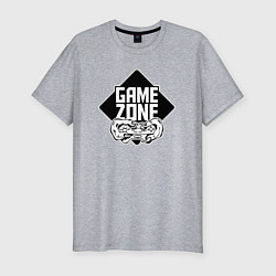 Футболка slim-fit Game zone, цвет: меланж