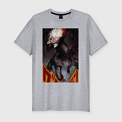Футболка slim-fit Дандадан: Кэн Такакура, цвет: меланж