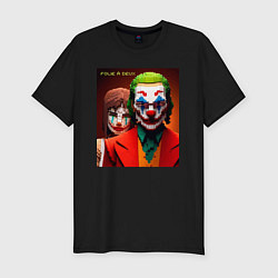 Футболка slim-fit Joker and Minecraft - collaboration, цвет: черный