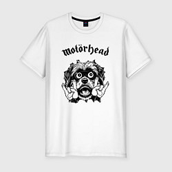 Футболка slim-fit Motorhead - rock dog, цвет: белый