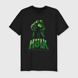 Футболка slim-fit Халк, цвет: черный