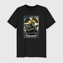 Футболка slim-fit Stalker 2 heart of chornobyl, цвет: черный
