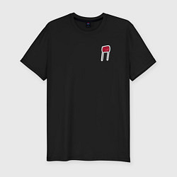 Футболка slim-fit Конденсатор cbb, цвет: черный