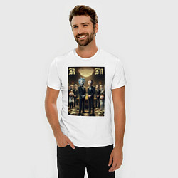 Футболка slim-fit Rick and Morty - mafia, цвет: белый — фото 2