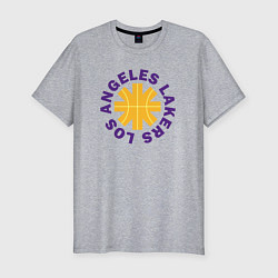 Мужская slim-футболка LA Lakers team