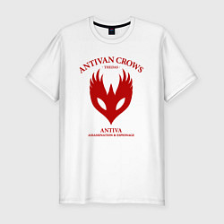 Футболка slim-fit Antivan Crows - Dragon Age, цвет: белый