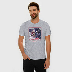 Футболка slim-fit Клара, цвет: меланж — фото 2