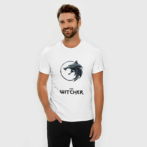 Мужская slim-футболка The witcher ciri / Белый – фото 3