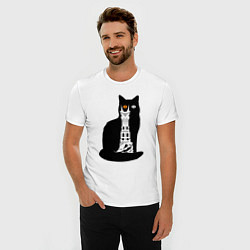 Футболка slim-fit Око Котоурона, цвет: белый — фото 2