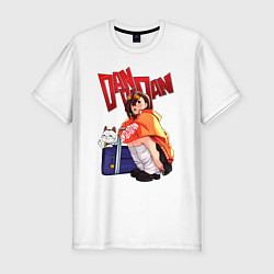 Футболка slim-fit Момо Аясэ: Турбо Бабка, цвет: белый