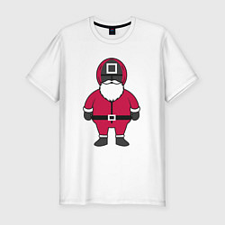 Футболка slim-fit Squid game Santa, цвет: белый