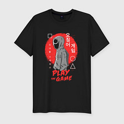 Футболка slim-fit Play the game, цвет: черный