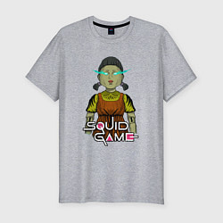 Футболка slim-fit Squid game doll, цвет: меланж