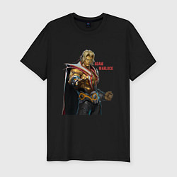 Футболка slim-fit Adam Warlock, цвет: черный