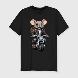 Футболка slim-fit Biker mice, цвет: черный