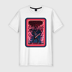 Футболка slim-fit Stranger Things - Eddie Munson, цвет: белый