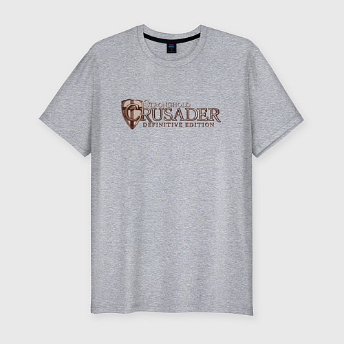 Мужская slim-футболка Stronghold Crusader / Меланж – фото 1