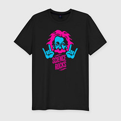 Футболка slim-fit Science rocks, цвет: черный