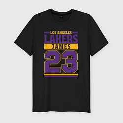 Футболка slim-fit Lakers - James 23, цвет: черный