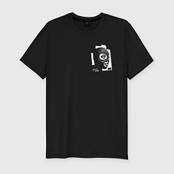 Футболка slim-fit Balaclava girl, цвет: черный