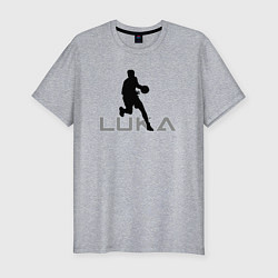 Футболка slim-fit Luka basketball, цвет: меланж