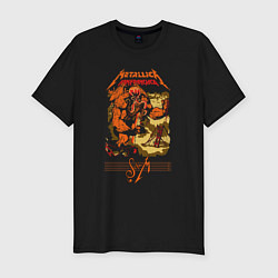 Футболка slim-fit Metallica - octopus monster, цвет: черный