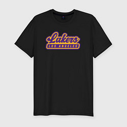 Футболка slim-fit Basketball LA Lakers, цвет: черный