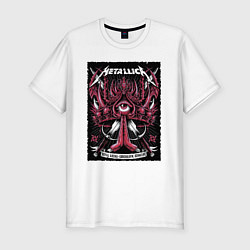 Футболка slim-fit Metallica - royal arena Denmark, цвет: белый